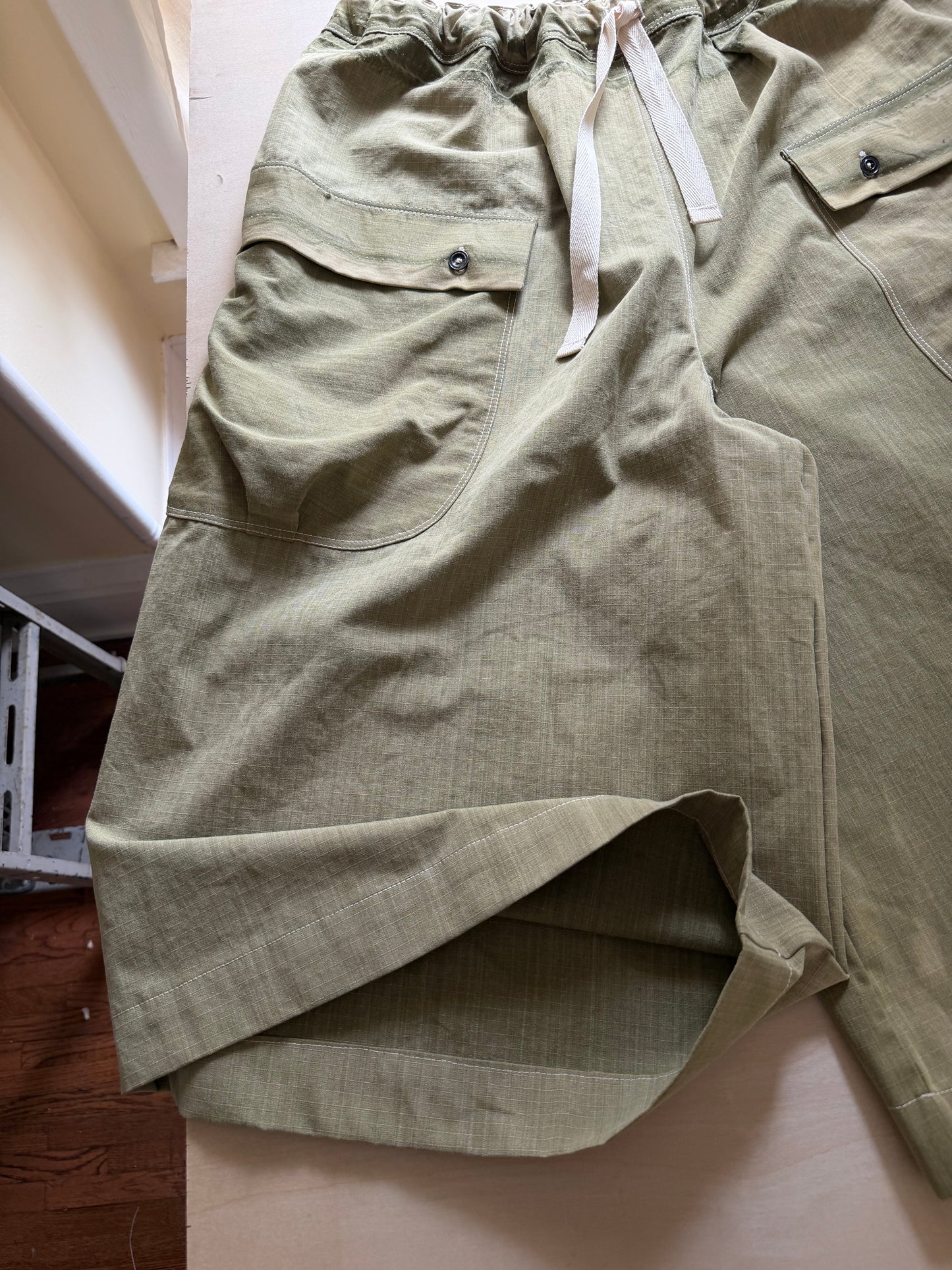 Olive Ripstop Culottes [L]