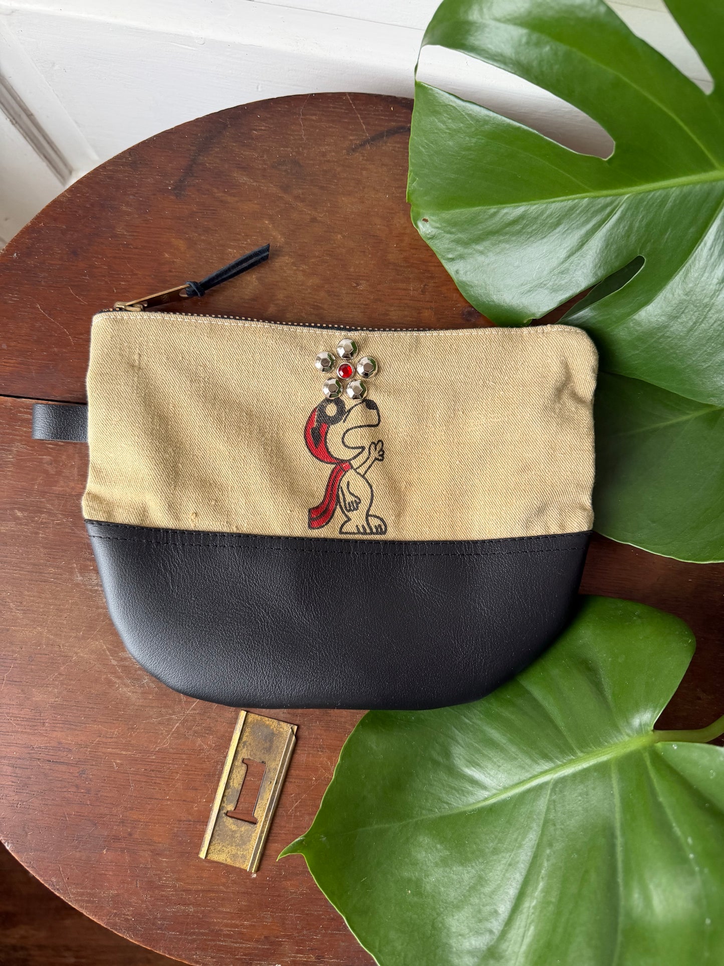 Red Baron Snoopy Zipper Pouches