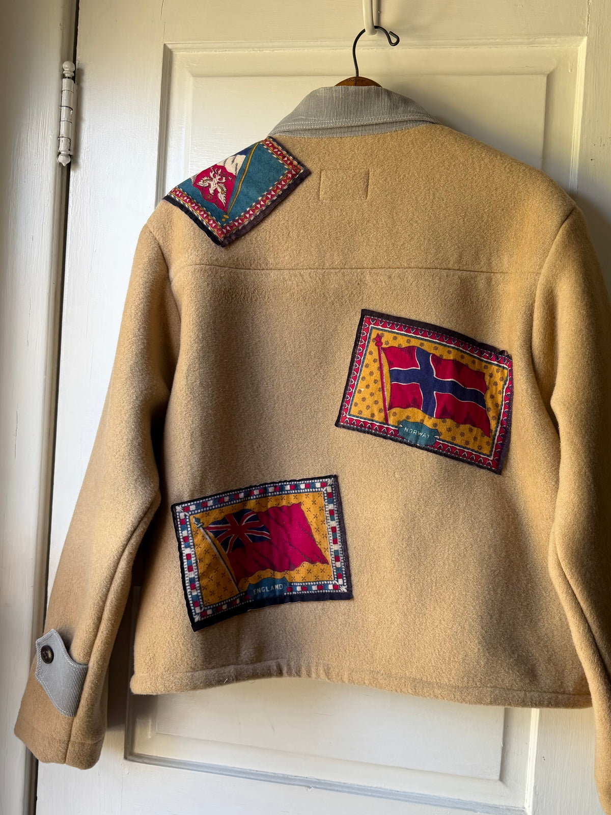 Tobacco Felt Wool Coat [L]