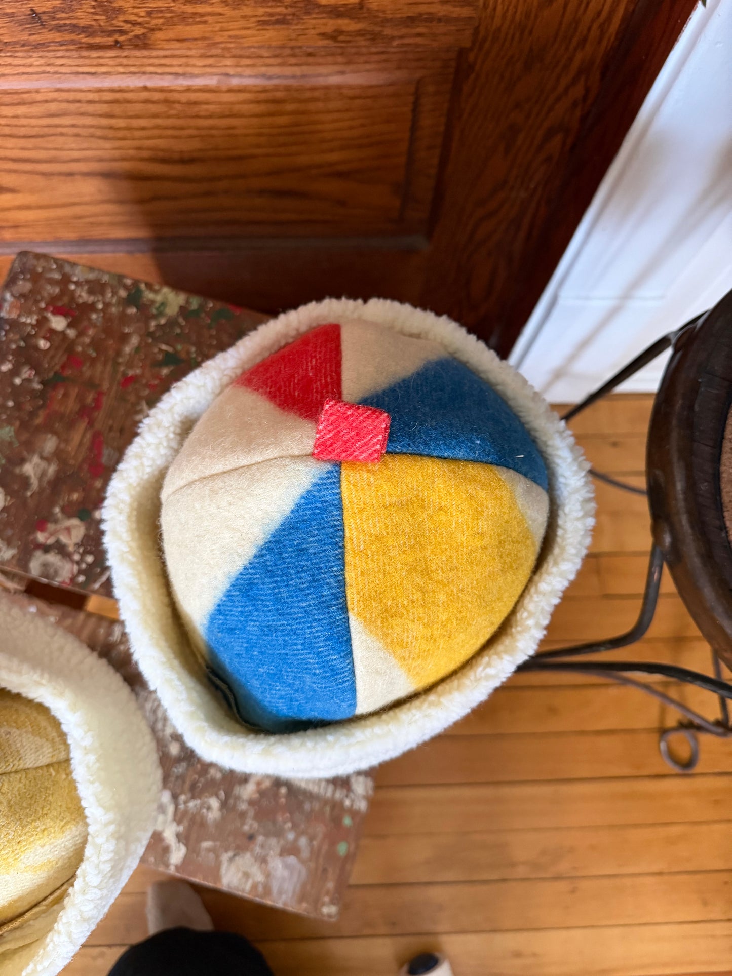 Wool Blanket Sherpa Beanie [M/L]