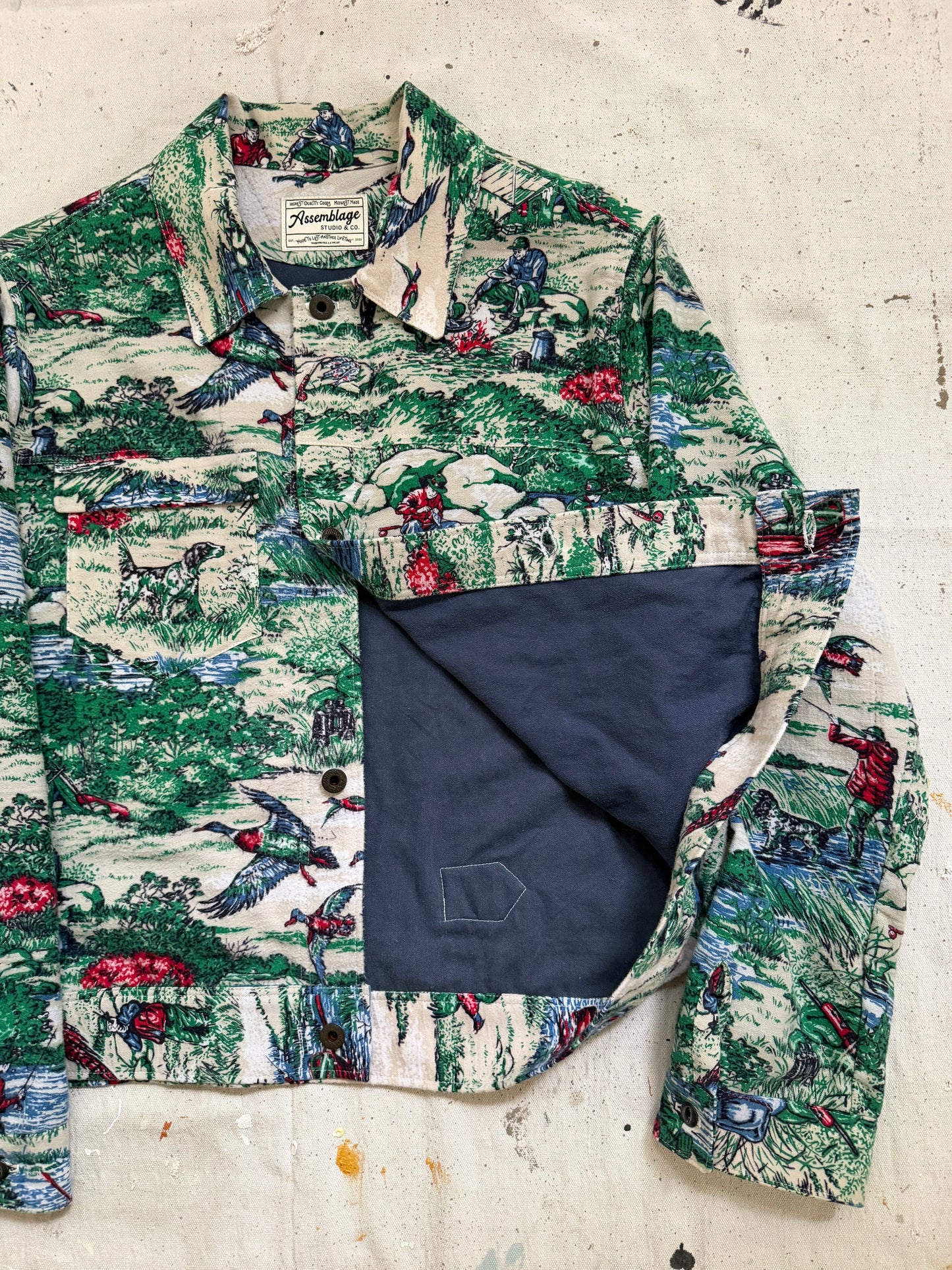 Camping Hunters Buckle Back Jacket [S/M]