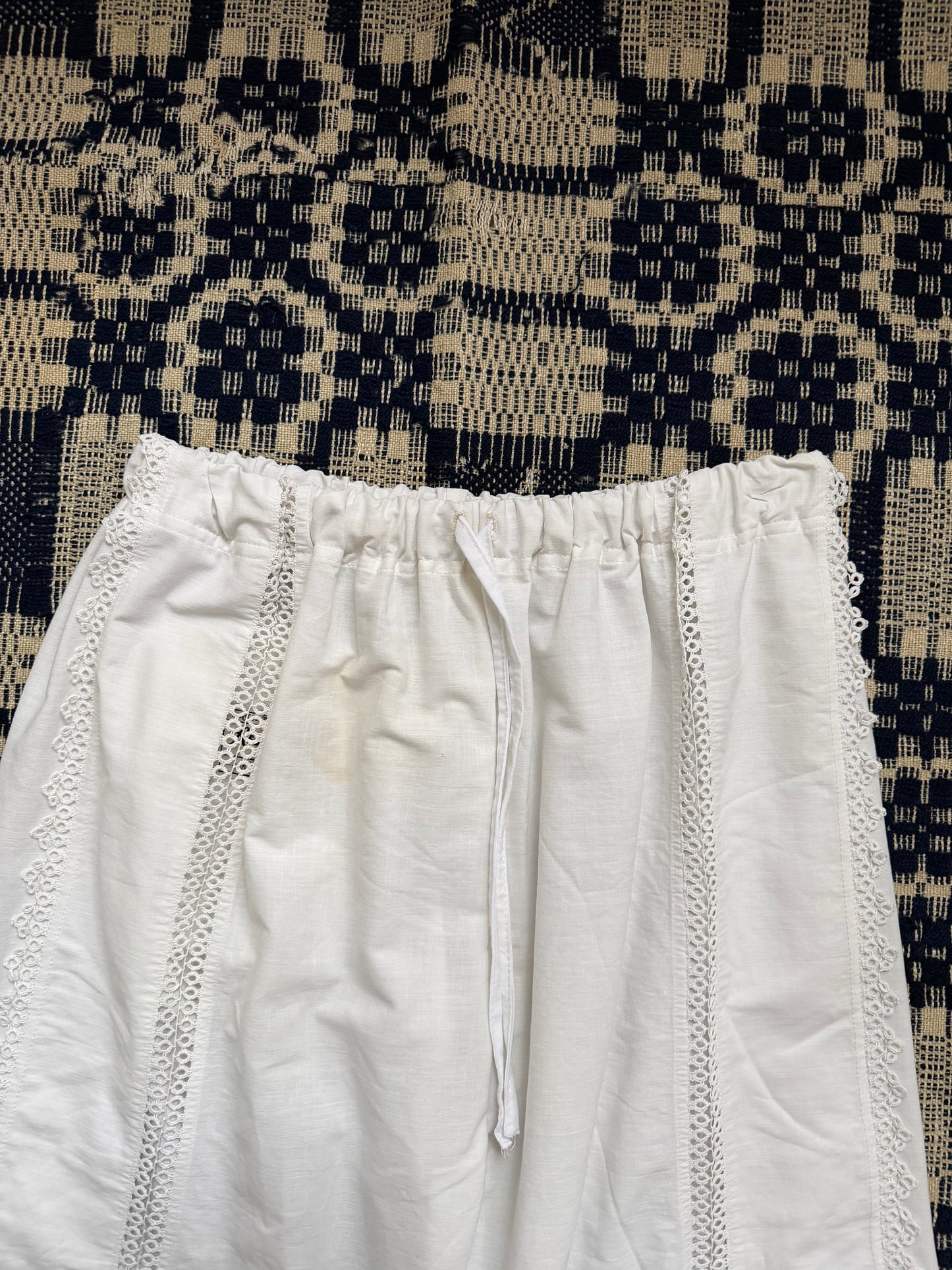 Crochet Stripe Bloomer Pants [S]