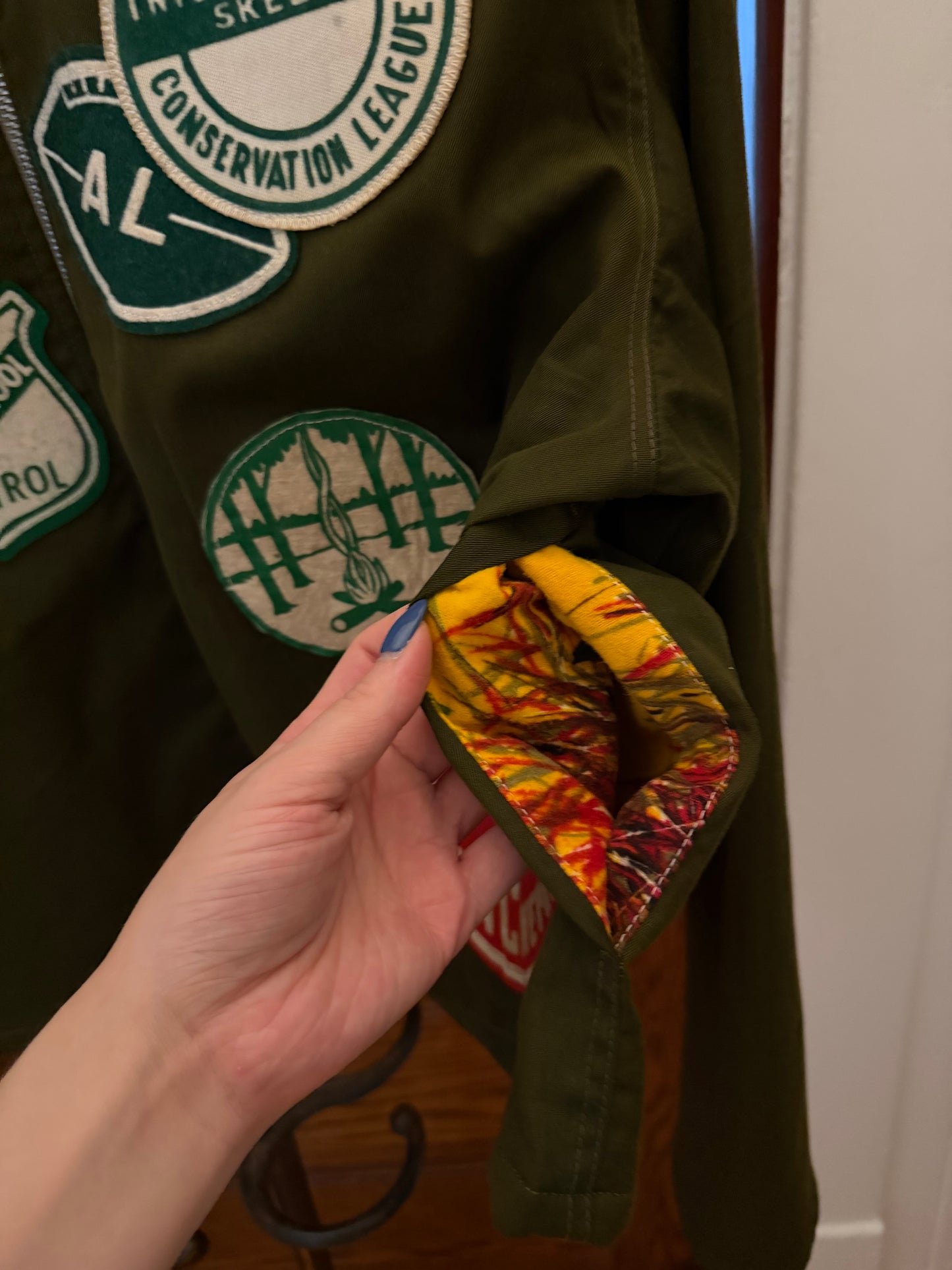 Olive Souvenir Camp Jacket [M]