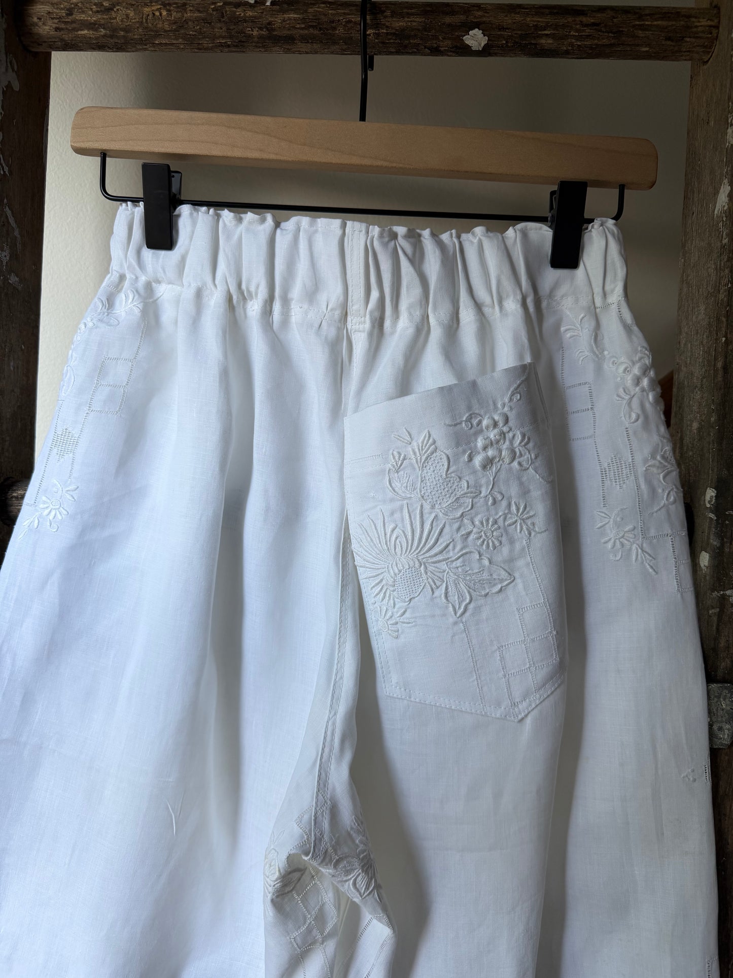 Heirloom Linen Bloomer Pants w/ Wrap Skirt [S/M]