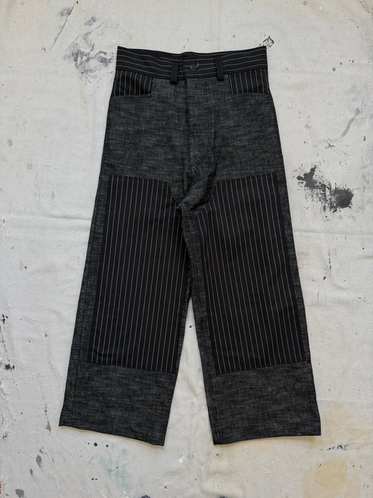 Slub Pinstripe Double Knee Bucklebacks [28 Waist]