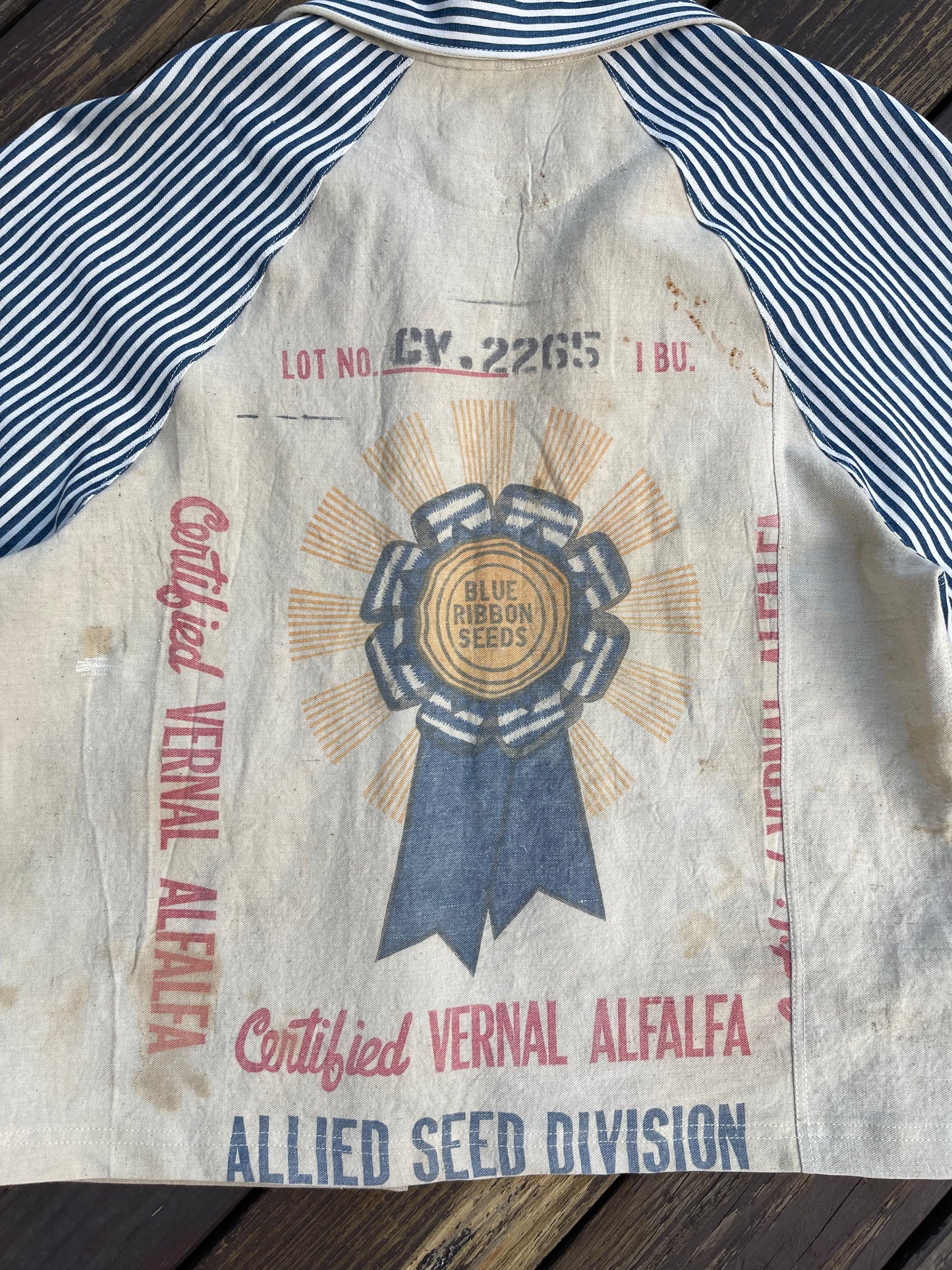 Blue Ribbon Feedsack Engineer Coat [S/M]