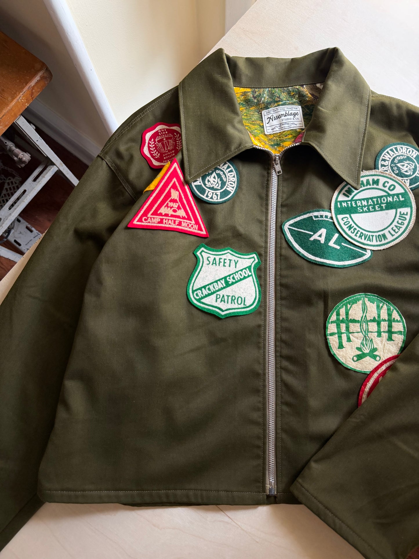 Olive Souvenir Camp Jacket [M]