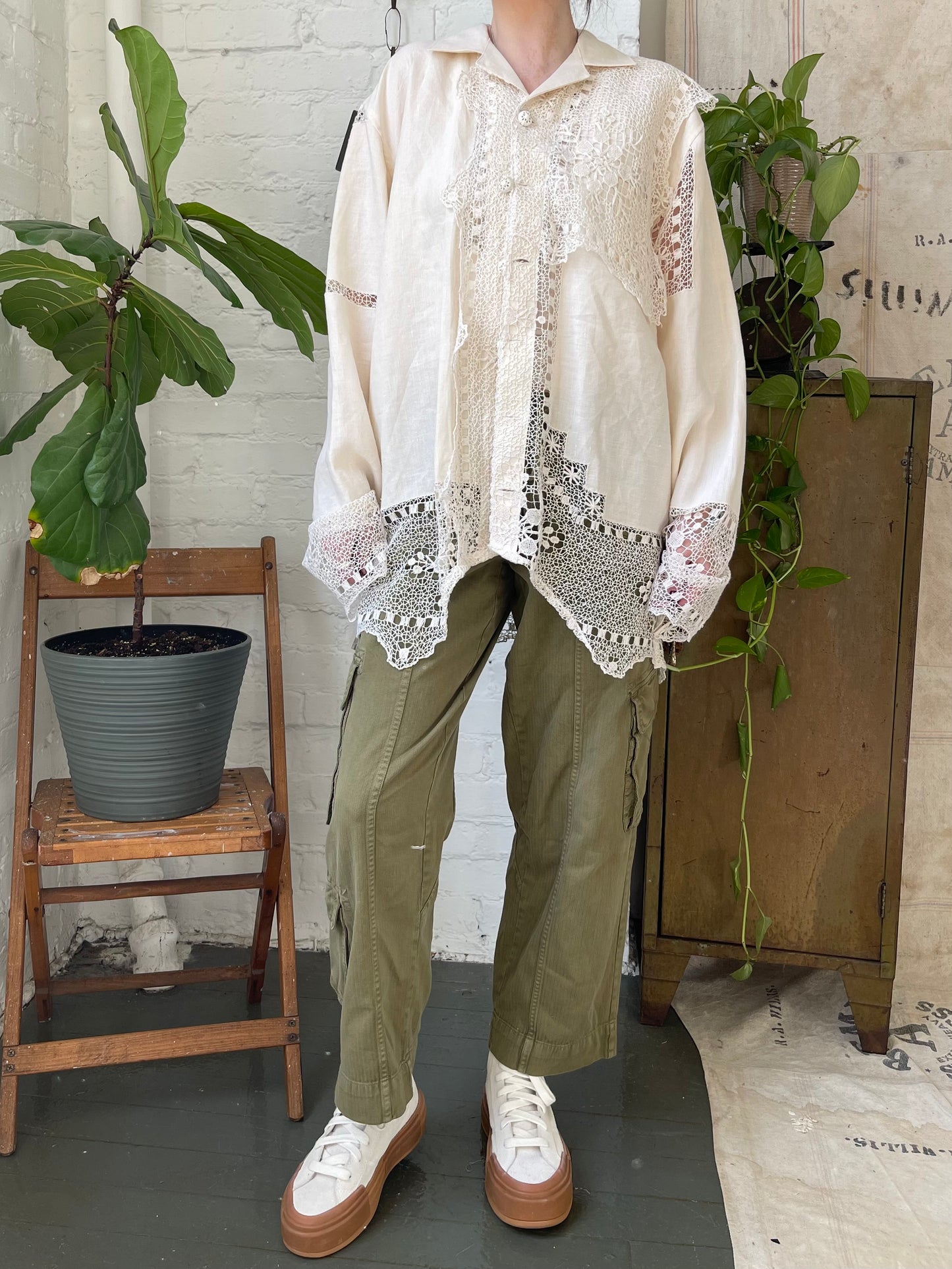 Heirloom Linen Shirt [L]