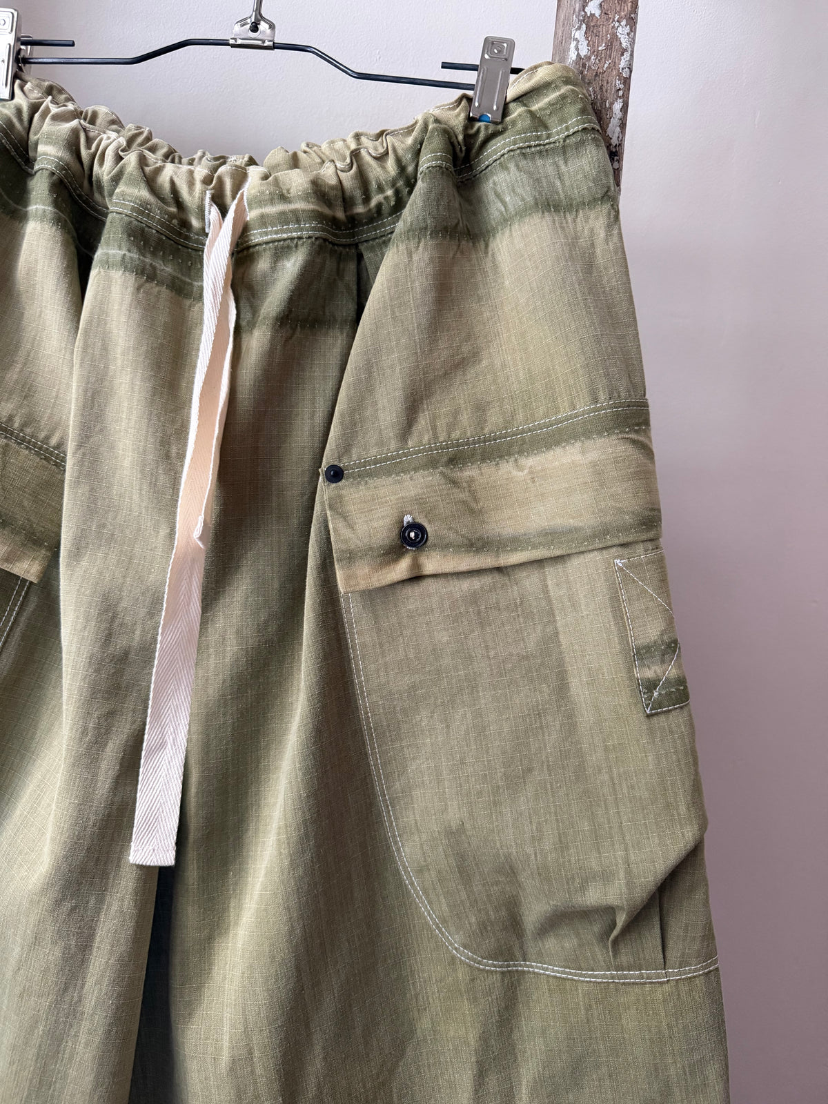 Olive Ripstop Culottes [L]