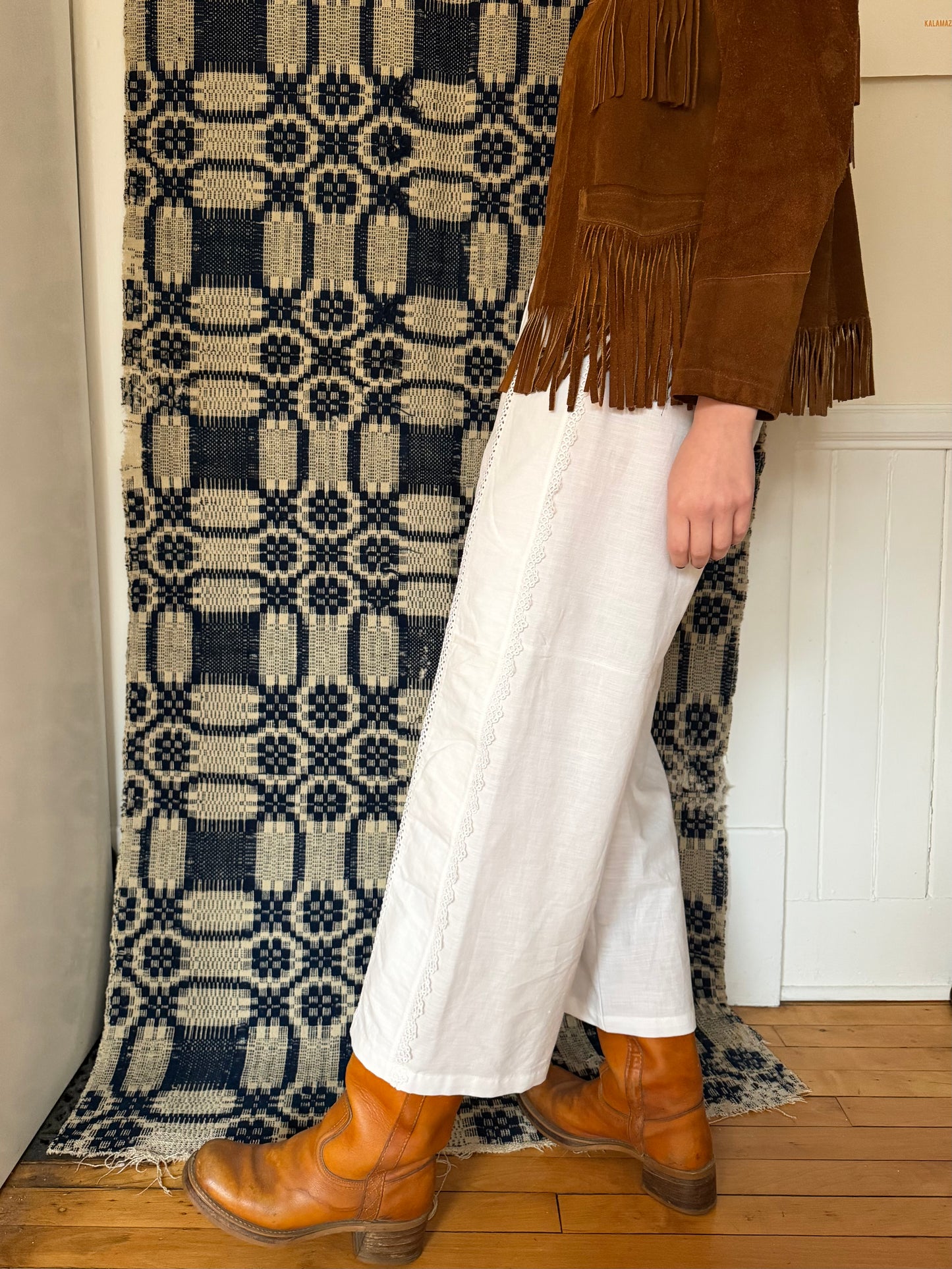 Crochet Stripe Bloomer Pants [S]